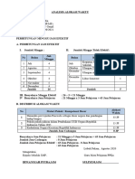 Analisis Alokasi Waktu 9