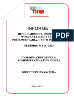 A.5 Informe de Ejecución Inversión Mayol 2023