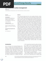 Soil Health and Carbon Management