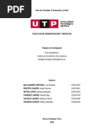 Tarea Académica 1 - Cadena de Suministro de La Empresa Homecenters Peruanos S.A.