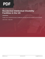 Residential Intellectual Disability Facilities in The US Industry Report