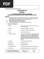 Mahagenco: Data Sheet For Mechanical and Process Equipments & Accessories of Post-Water Treatment Plant