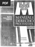 MANUAL DE DERECHO PROCESAL CIVIL Beatriz Francciskovic Ingunza