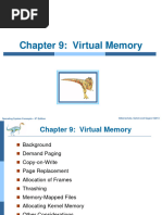 Chapter 9: Virtual Memory: Silberschatz, Galvin and Gagne ©2013 Operating System Concepts - 9 Edition