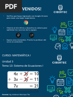 Tema 13 Sistema de Ecuaciones I PDF