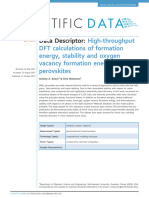 High-Throughput DFT Calculations of Formation Energy, Stability and Oxygen Vacancy Formation Energy of ABO3 Perovskites