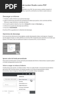 Descargar Un Informe de Looker Studio Como PDF