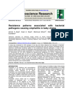 Resistance Patterns Associated With Bacterial