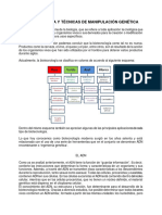 Biotecnología y Técnicas de Manipulación Genética