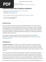 Intestinal Entamoeba Histolytica Amebiasis - UpToDate