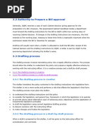 3.2 Authority To Prepare A Bill Approval: 3.3.1 The Drafting Process Is Creative