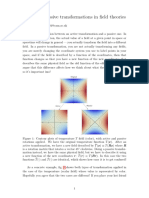 Active Vs Passive Transformations in Field Theories