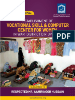 Proposal For Women Vocational & Computer Center Wari Dir Upper