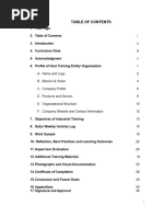 Table of Contents Sit 2