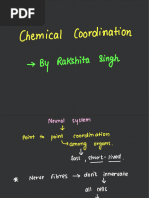 Chemical Coordination Notes