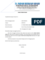 Surat Pernyataan Akta Pendirian CV