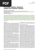 Personality Addiction Dopamine Insights From Parkinsons Disease Dagher