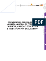 Jornada de Formacion Investigacion Evaluativa Ciencias y Calidad Educativa 12 - 04 - 2024