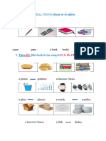 Chuyên đề ngữ pháp Tiếng anh tiểu học PLURAL NOUNS