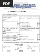 Devoir de Controle N1