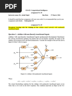 Assignment No. 03 Perceptron Learning Rule - and - Adaline - Error Surface