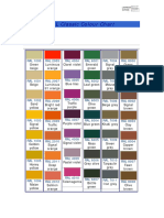 RAL Colour Chart