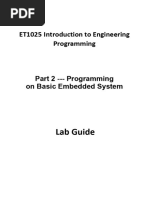 ET1025 IEP Lab Guide Using Basic Embedded System