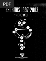 CCRU Escritos 1997-2003 2020