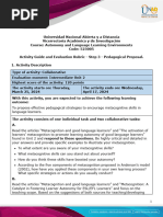 Activity Guide and Evaluation Rubric - Unit 2 - Step 3 - Pedagogical Proposal.