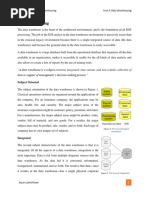 Unit 9 - Data Warehousing