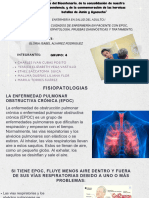 Cuidados de Enfermería en Paciente Con EPOC, Fisiopatología, Pruebas Diagnósticas y Tratamiento