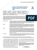 Risk Adapted Starting Age For Personalized Colorectal Cancer Screening Validated Evidence From National Population Based Studies