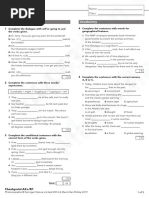 Checkpoint A2+ B1 Unit 6 Test A