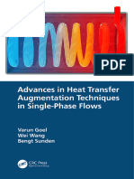 Advances in Heat Transfer Augmentation Techniques in Single Phase-2024