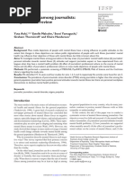 Mental Illness Among Journalists: A Systematic Review