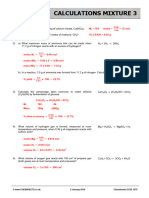 Chemsheets GCSE 1279 Calculations Mixture 3 ANS