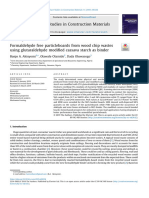 Formaldehyde Free Particleboards From Wood Chip Wast - 2019 - Case Studies in Co