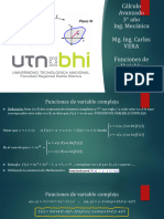 Clase 2 - Funciones de Variable Compleja