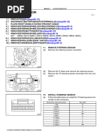 Steering Sensor: Replacement