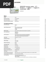 Datasheet-Schneider Electric - Acti9-iEM3000 - A9MEM3255