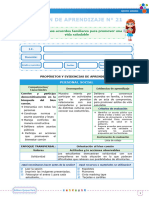 Sesiones de Aprendizaje - Semana 3 - UD II - Editora Quipus Perú