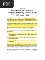 Breve Panorama Histórico de La Teorias de La Comunicación