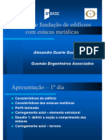 Projeto de Fundação Com Estacas Metálicas - Curso G2Base - Alexandre Gusmão - V4!19!03-2023