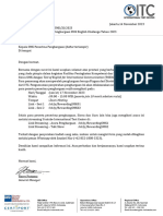 Surat Undangan Penghargaan SMK TOEIC 2023