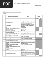 Business Form Visa Jepang