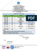 Adjusted Class Schedule-Extreme Heat - Ks2