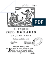 Entremes Del Desafio de Juan Rana