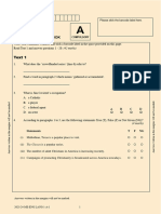 Paper 1 - Part A - Question Answer Book - 2023