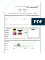 Atividades Matemática