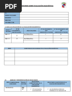 Informe Sobre Evaluación Diagnóstica